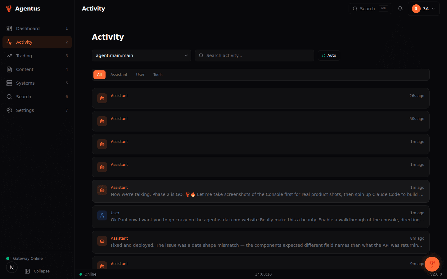 Activity Feed